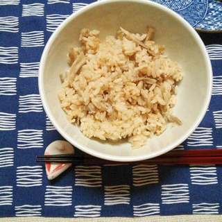 ラーメンスープで作る炊き込みご飯